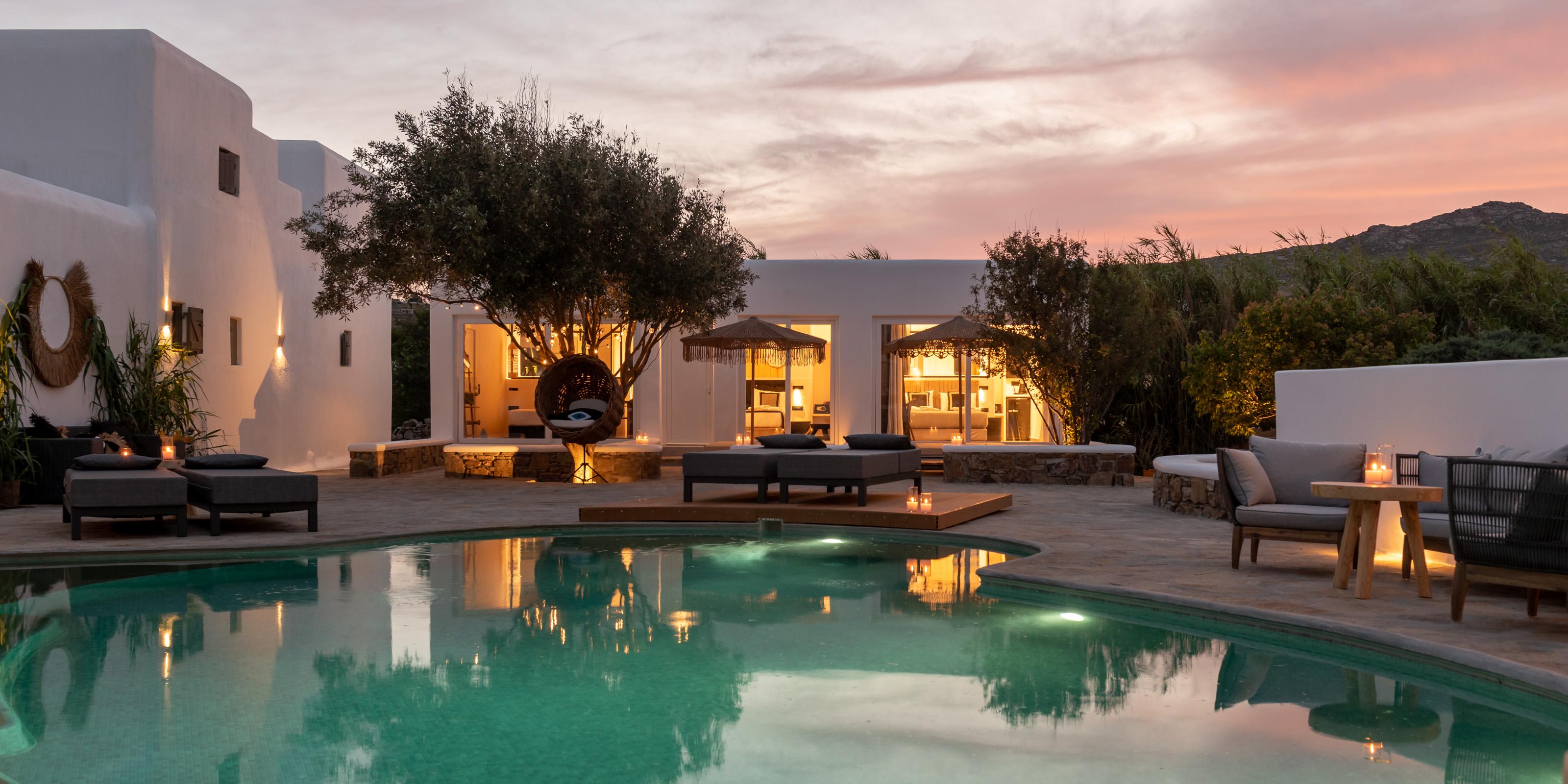 Olive Mykonos Villas Ano Mera Exterior foto