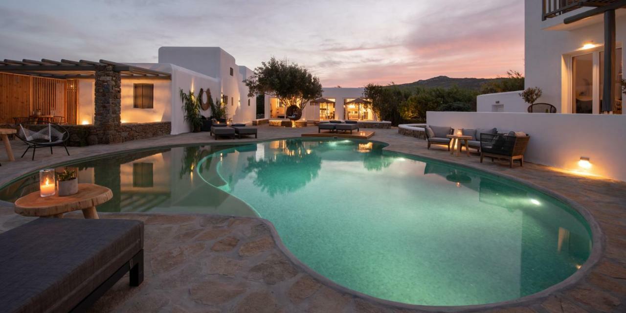 Olive Mykonos Villas Ano Mera Exterior foto